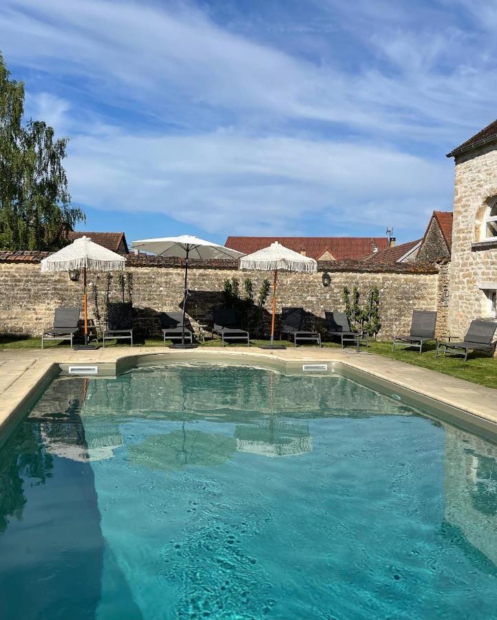 La Closerie De Gigny Maison Templiere Avec Piscine,Jacuzzi מראה חיצוני תמונה